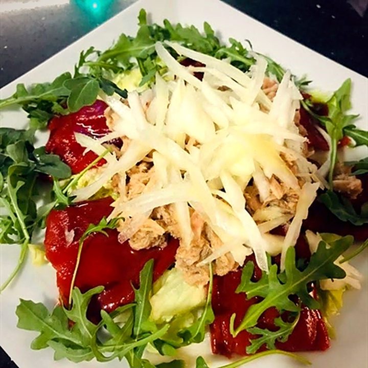 Ensalada de pimientos del piquillo